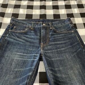 J.Crew 770 Japanese Fabric Kaihara Denim Jeans Men 31 x 34.5 Long tall Cotton